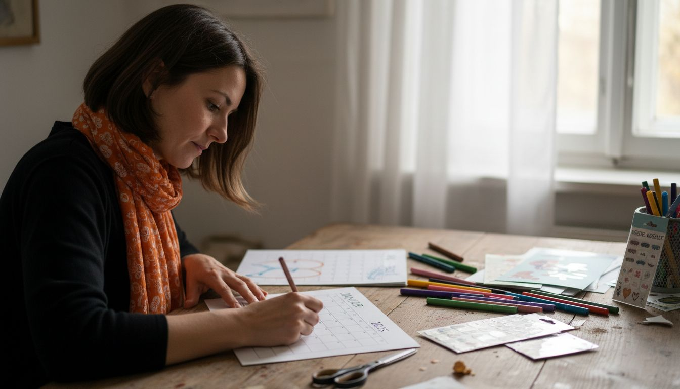 Ötletek kreatív naptárhoz: Egyedi tervezés lépésről lépésre