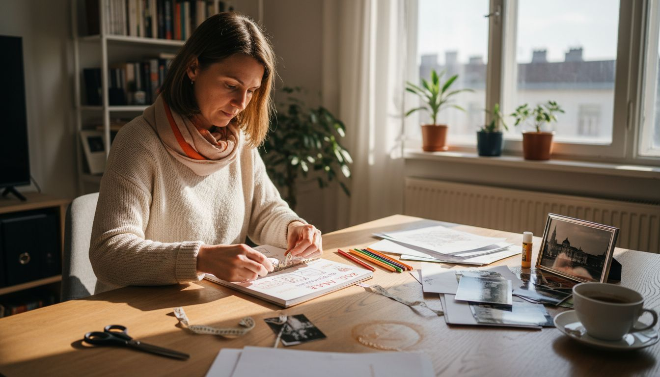 Stílusos naptár ajándék készítése lépésről lépésre