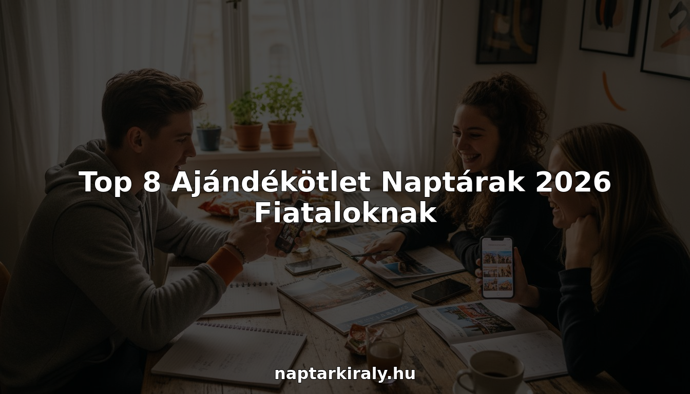 Top 8 Ajándékötlet Naptárak 2026 Fiataloknak